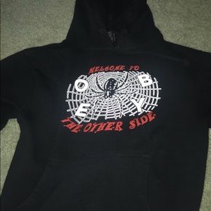 black obey hoodie